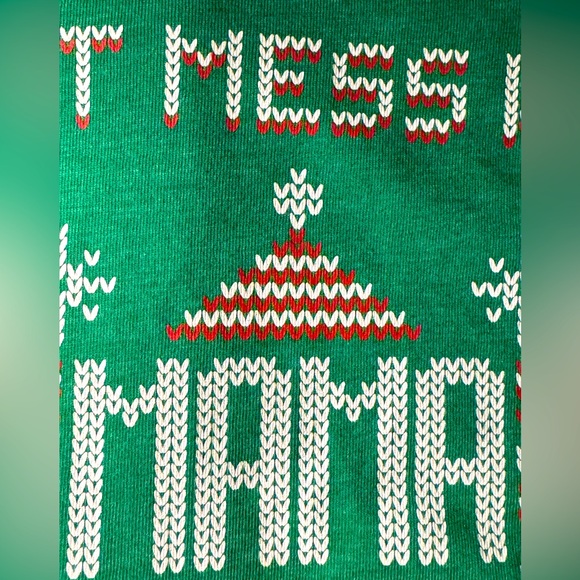 DON’T MESS WITH MAMA ELF * Christmas TEE * Short Sleeves for Warm Weather 2X XXL - Picture 8 of 9